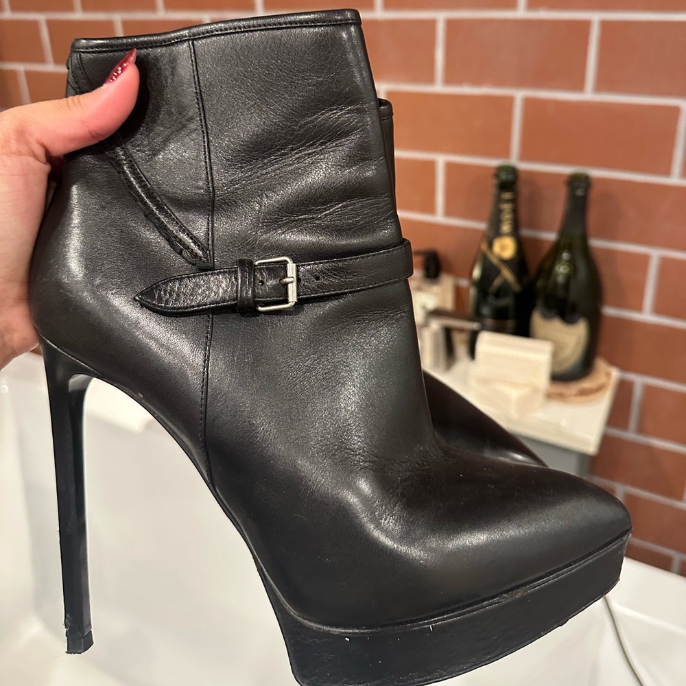 Saint Laurent Platform Booties 39.5